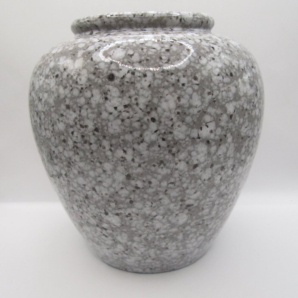 Scheurich West Germany Gray Speckled Vase